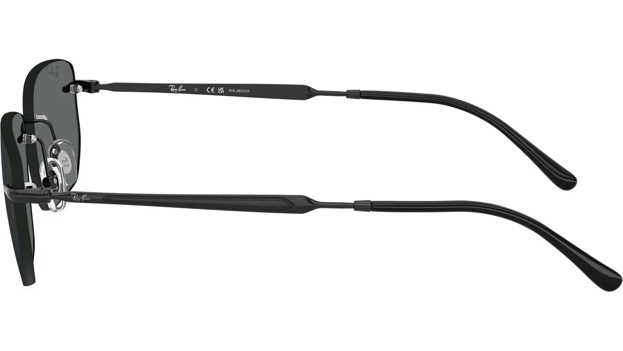 ÓCULOS DE SOL RAY-BAN 3768/POLAR 002/81 Preto 3