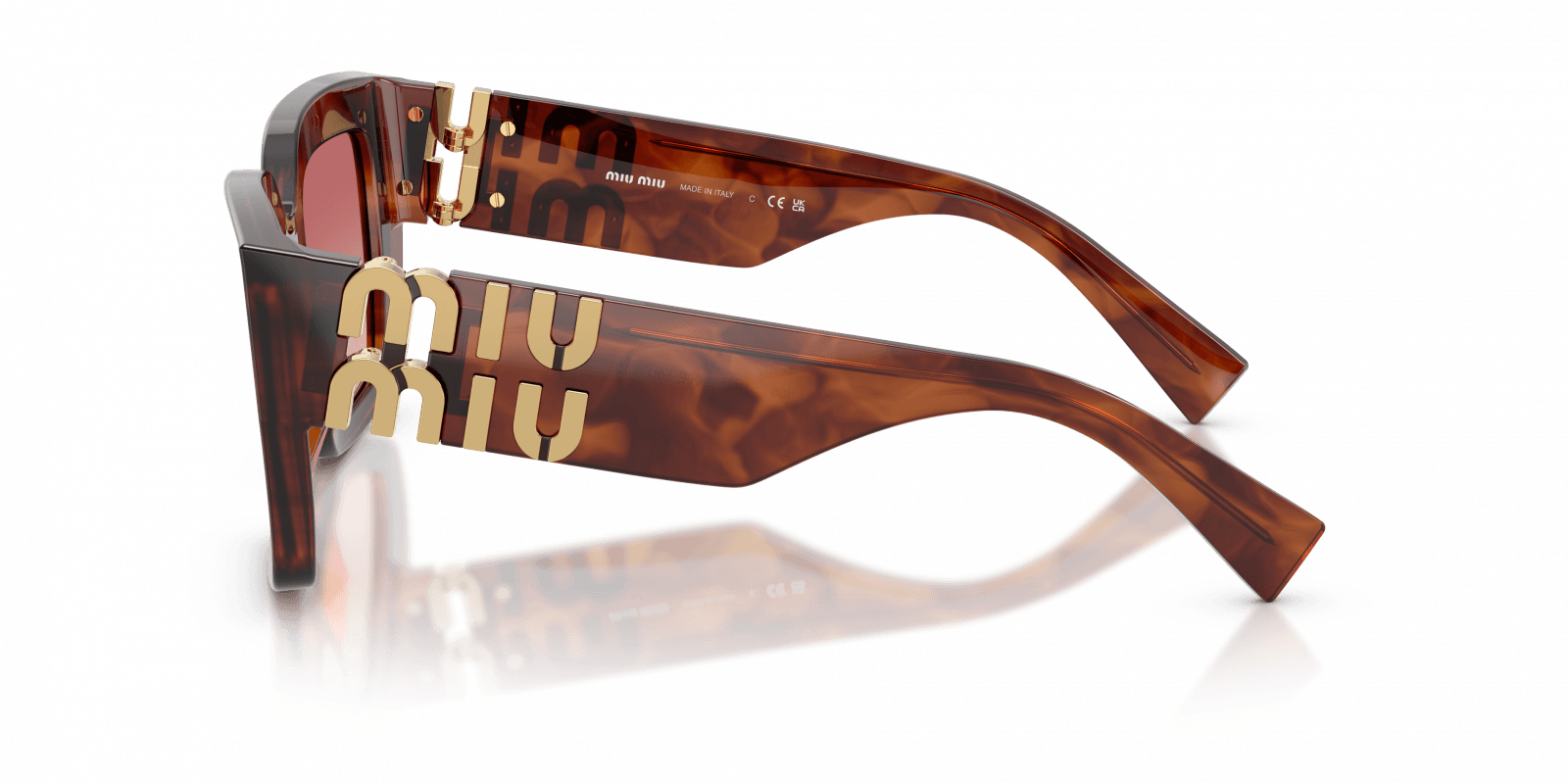 Óculos de Sol Miu Miu B05S 26E50U Vermelho 3