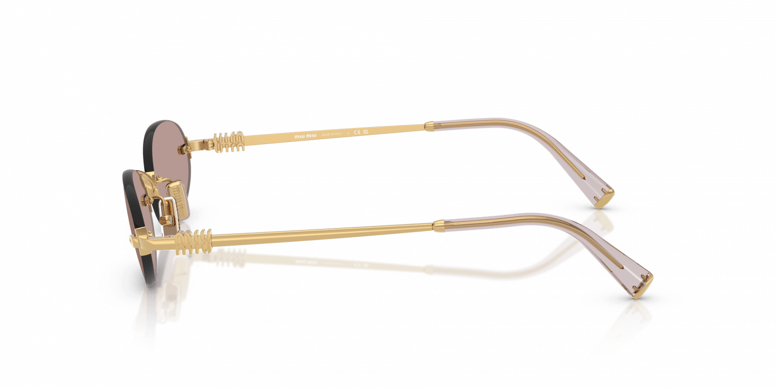 Óculos de Sol Miu Miu A54S 5AK20I Dourado 3