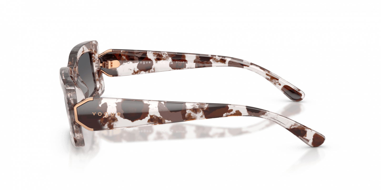 Óculos de Sol Vogue 5674S 3218T3 Branco/Marrom 3