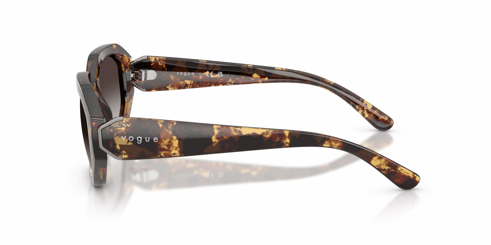 Óculos de Sol Vogue 5675S 31798G Preto/Amarelo 3