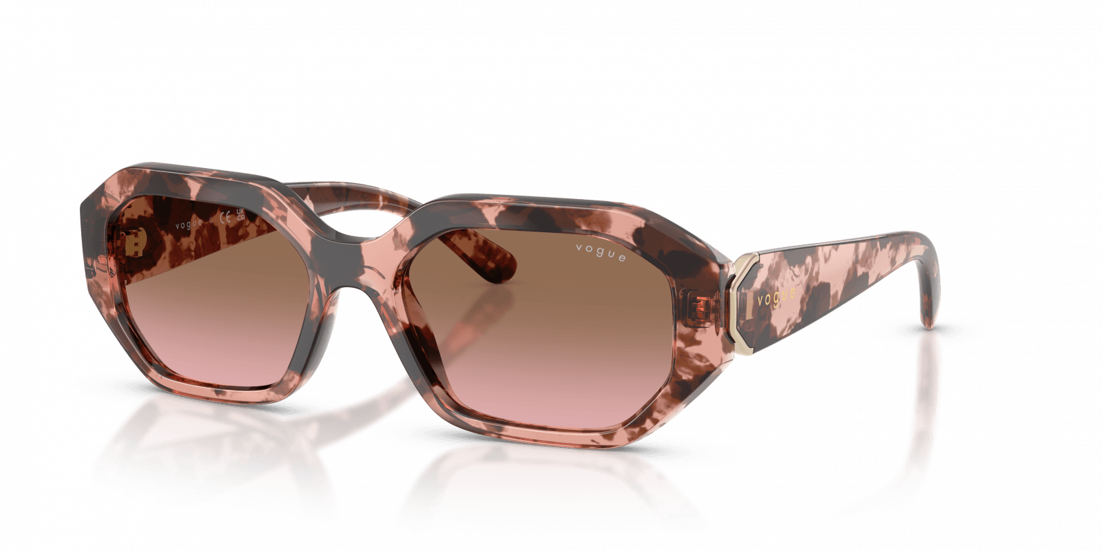 Óculos de Sol Vogue 5675S 319914 Rosa/Marrom 1