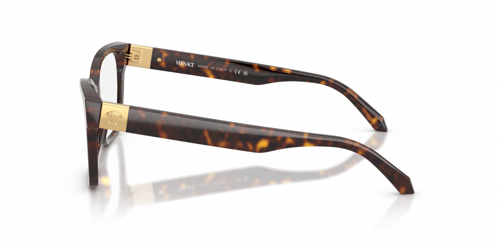 Óculos de Grau Versace 3382 108 Marrom 3