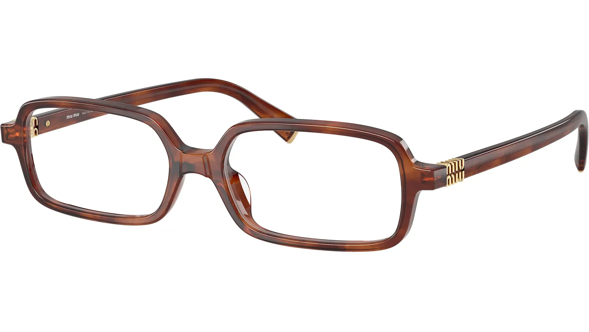 Óculos de Grau Miu Miu 01YV 26E1O1 Marrom 1
