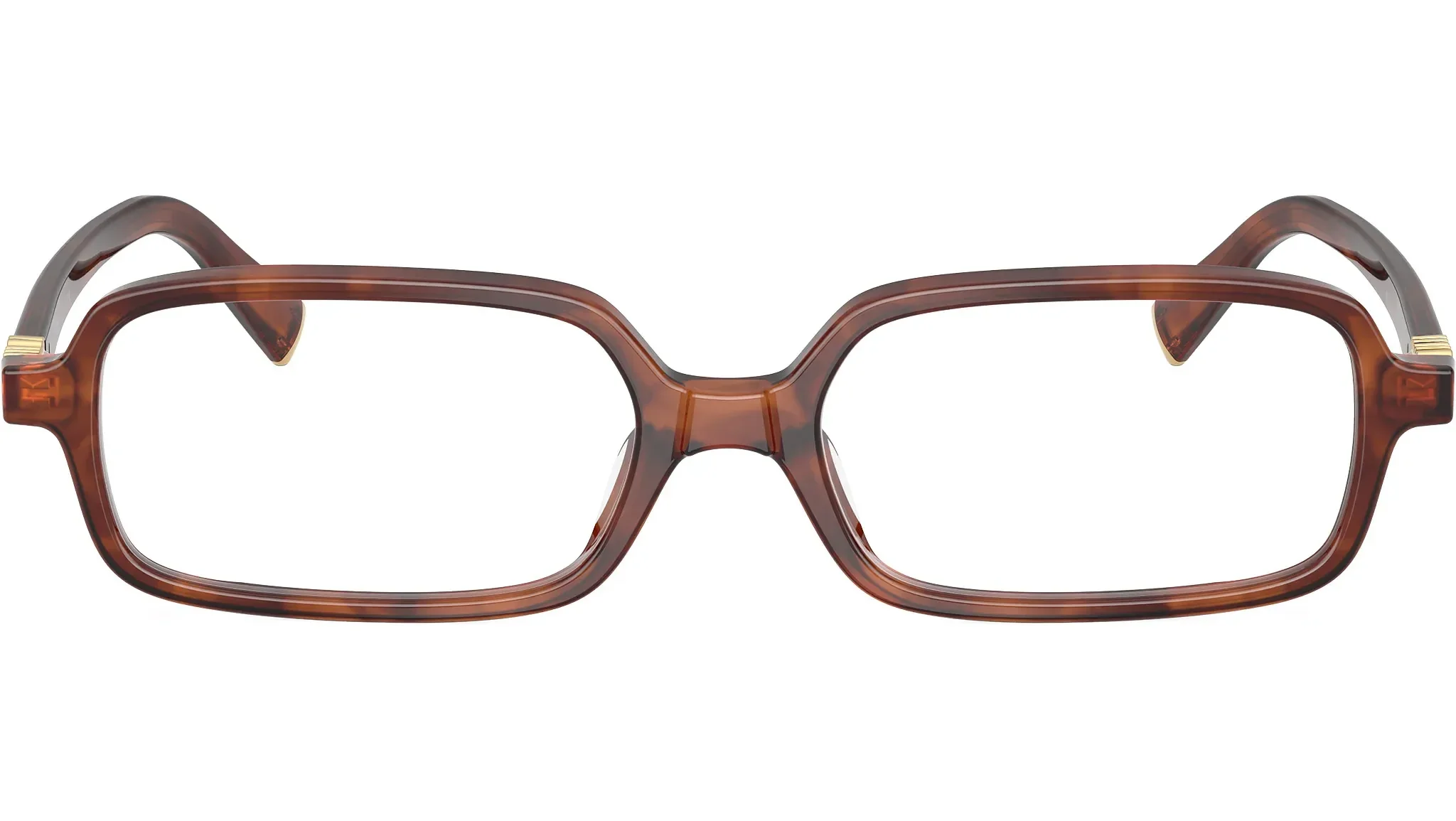 Óculos de Grau Miu Miu 01YV 26E1O1 Marrom 2