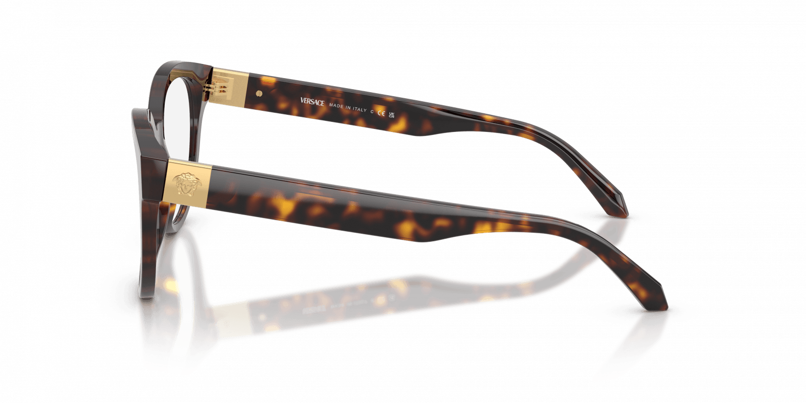 ÓCULOS DE GRAU VERSACE 3384 108 Marrom 3