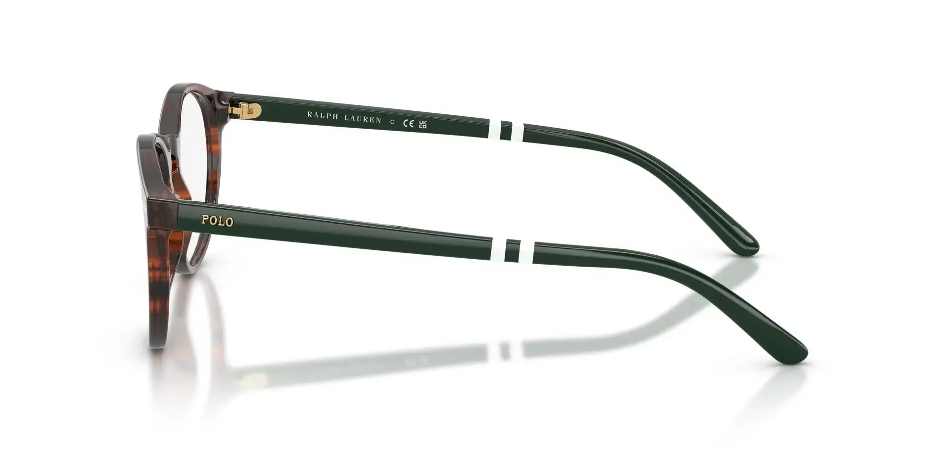 Óculos de Grau Polo Ralph Lauren 2297 6315 Marrom/Preto 3