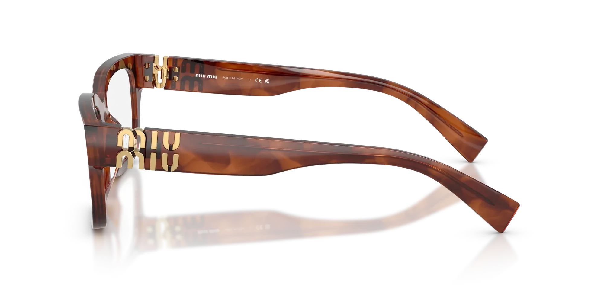 ÓCULOS DE GRAU MIU MIU 02YV 26E1O1 Marrom 3