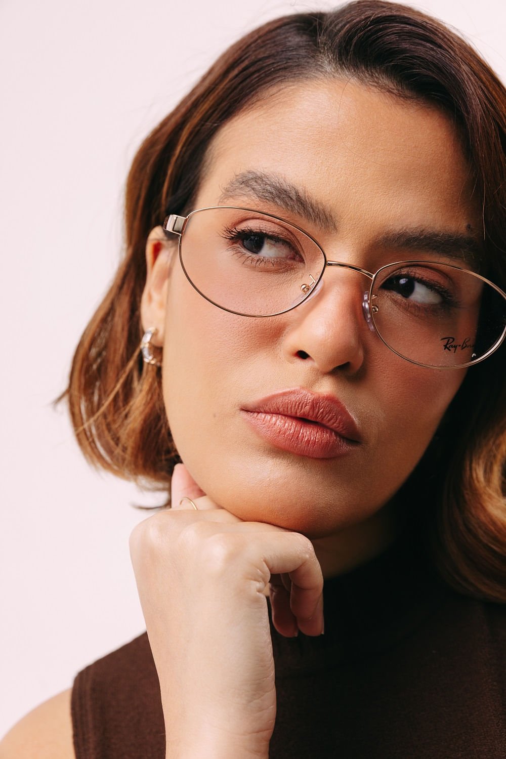 ÓCULOS DE GRAU RAY-BAN 3774VD 3094 Dourado 2