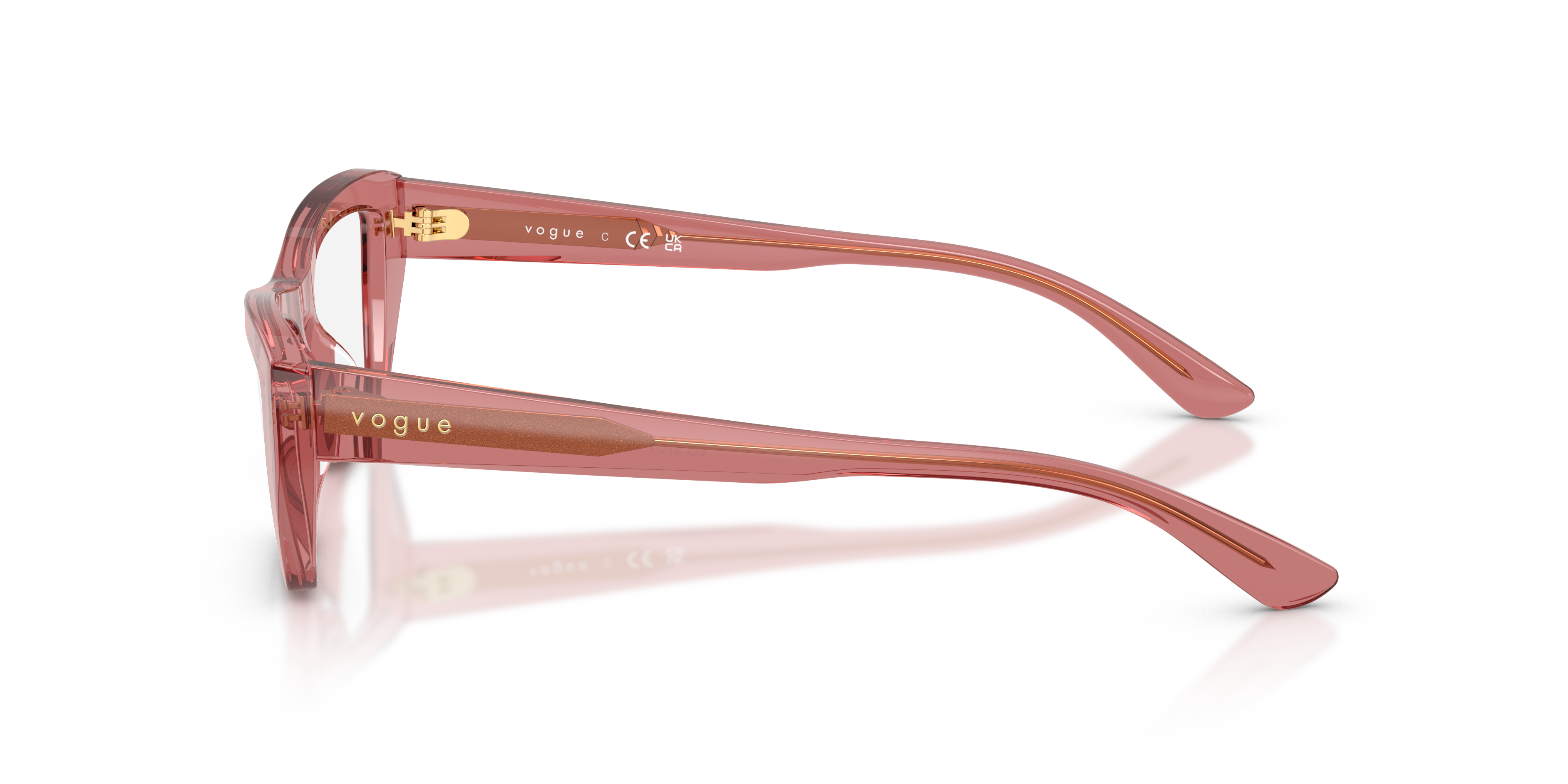 ÓCULOS DE GRAU VOGUE 5701U 3290 Vermelho 3