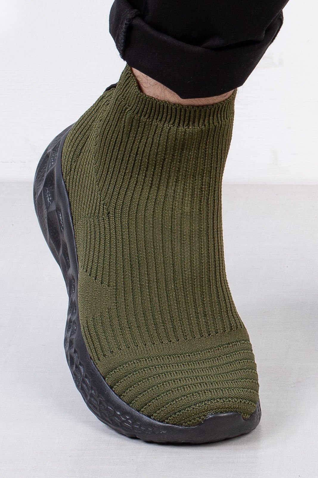 Botinha de malha unissex 223 Verde 2