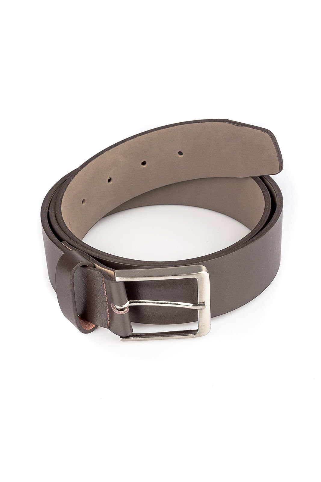 Cinto masculino de couro Kevin Marrom 2