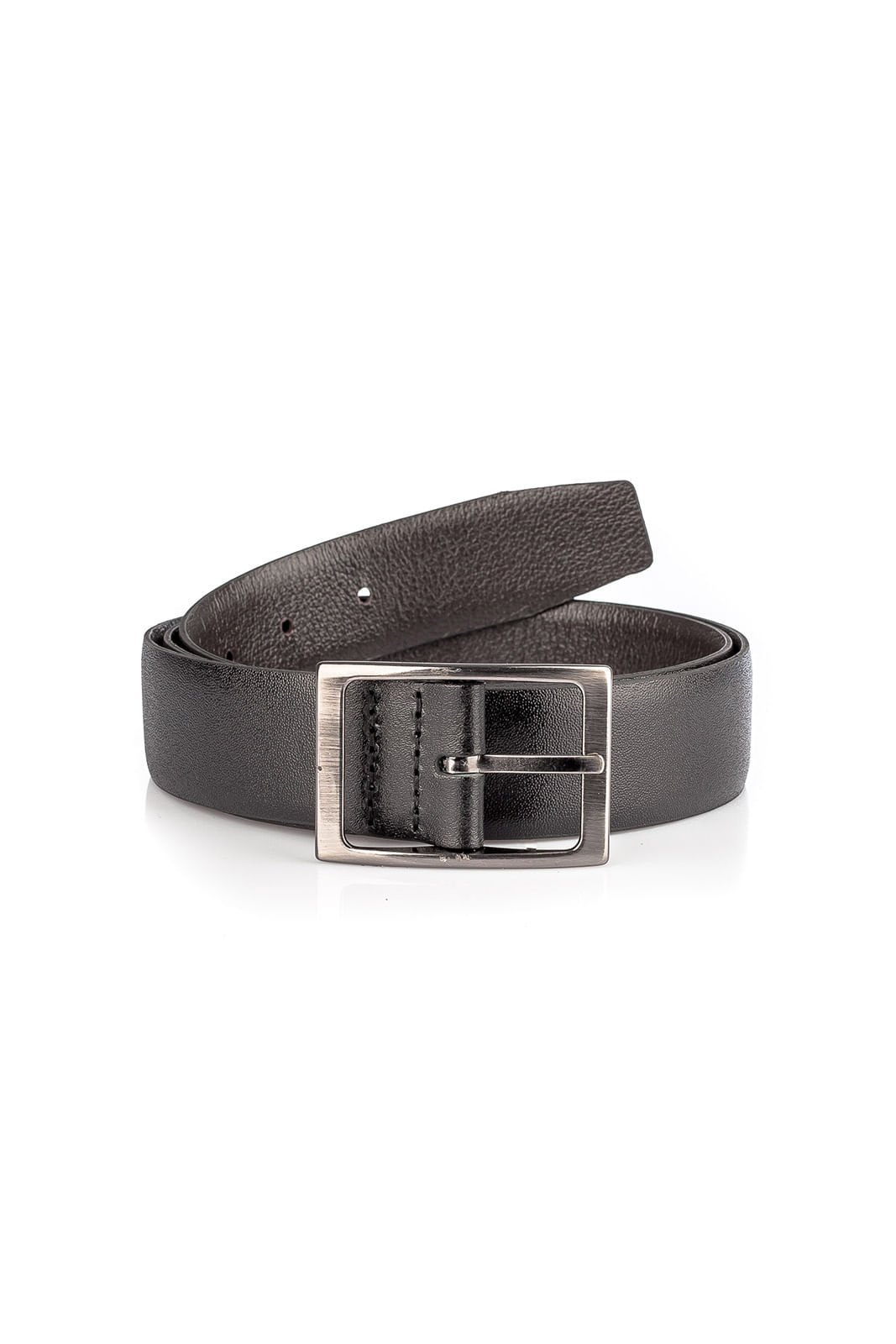 Cinto masculino reversivel de couro Tiago Marrom 1
