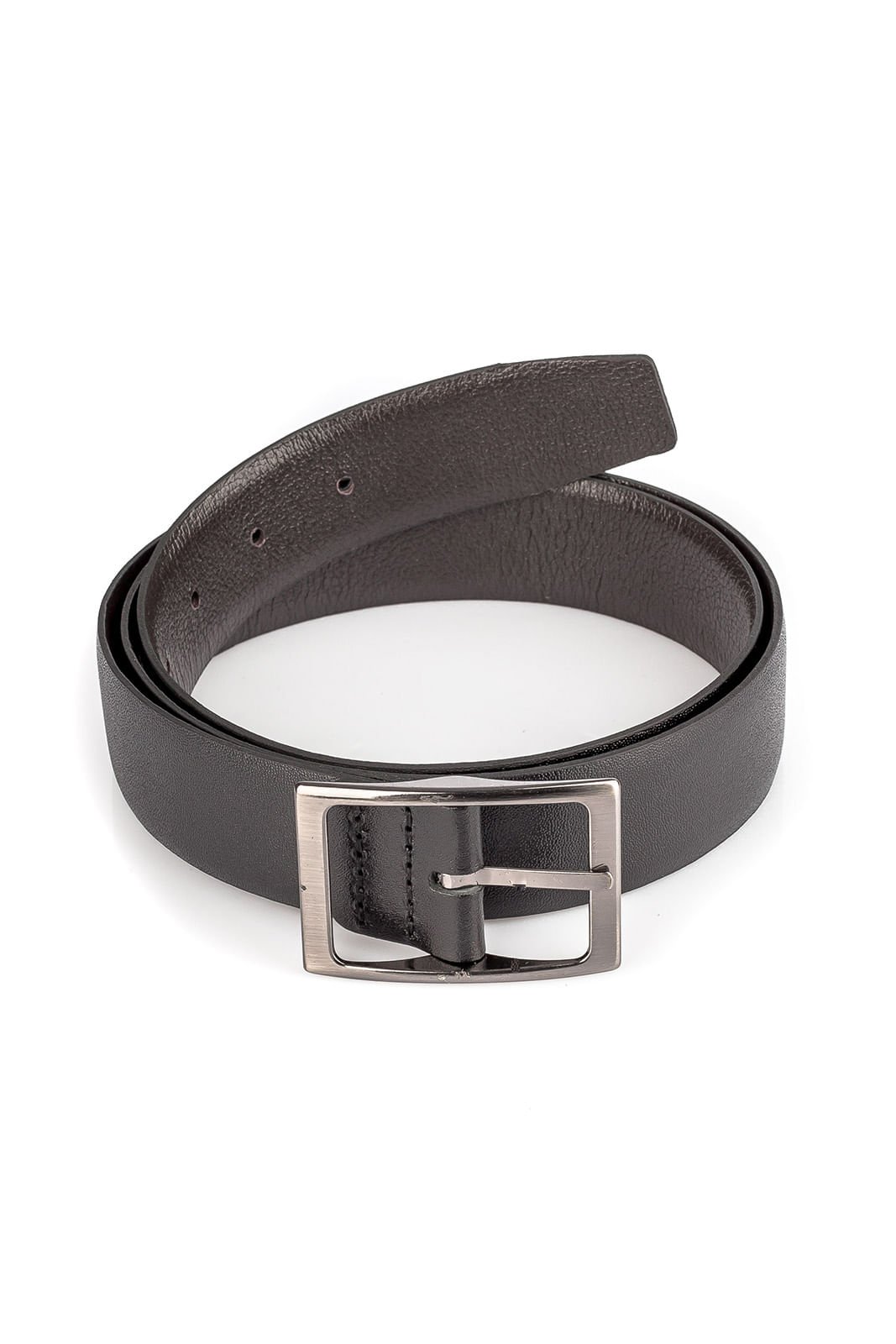 Cinto masculino reversivel de couro Tiago Marrom 2