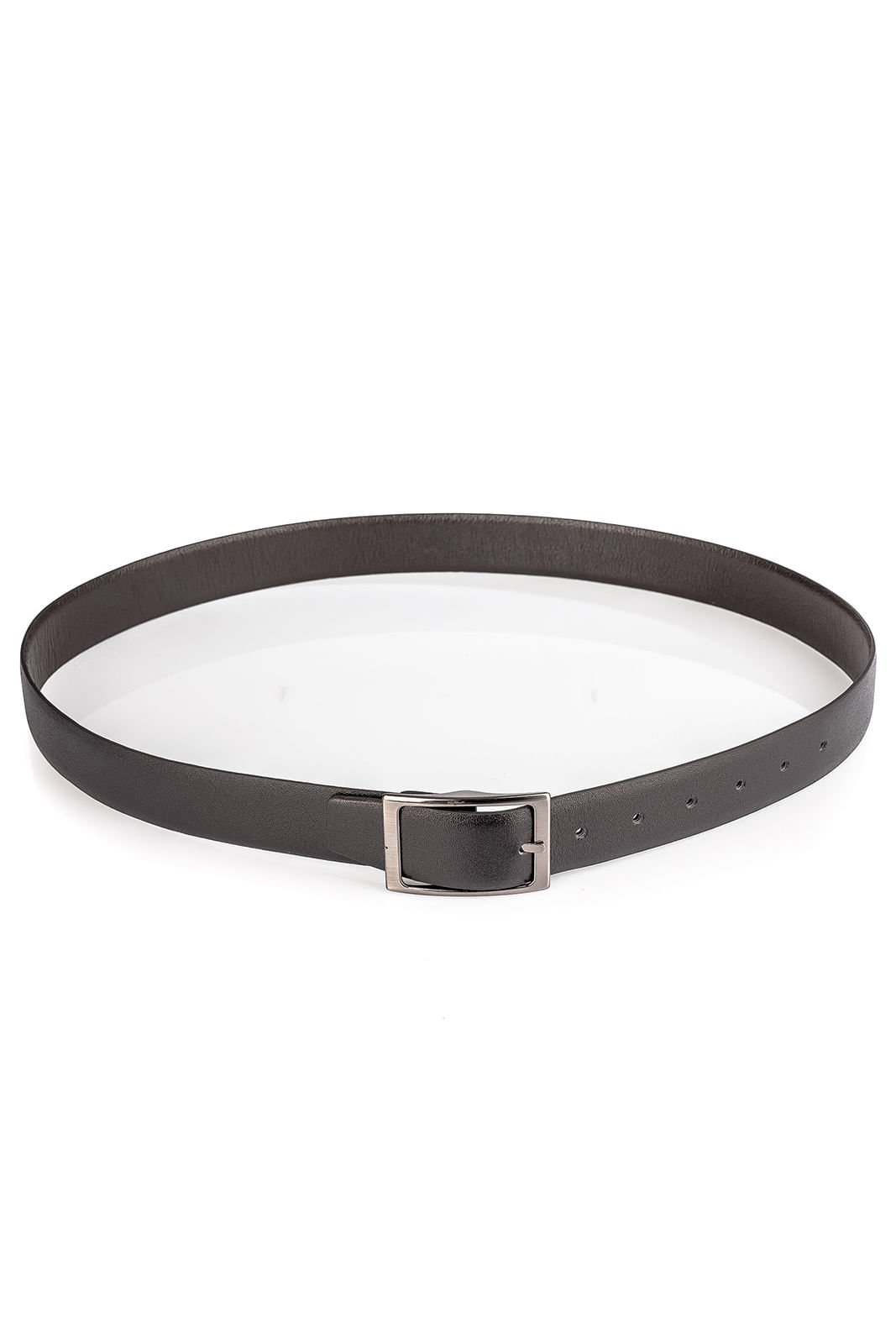 Cinto masculino reversivel de couro Tiago Marrom 4