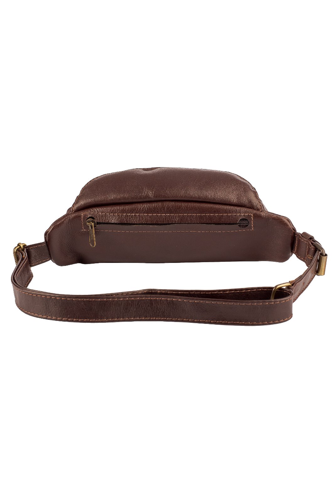 Pochete masculina de couro Igor Marrom 5