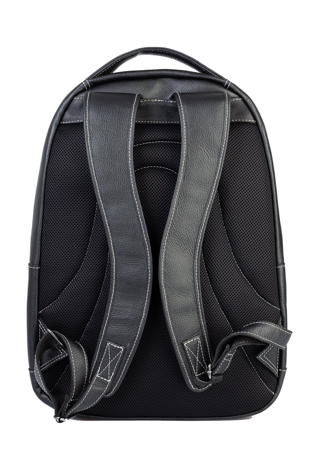 Mochila de couro executiva para notebook Oliver Preto 5