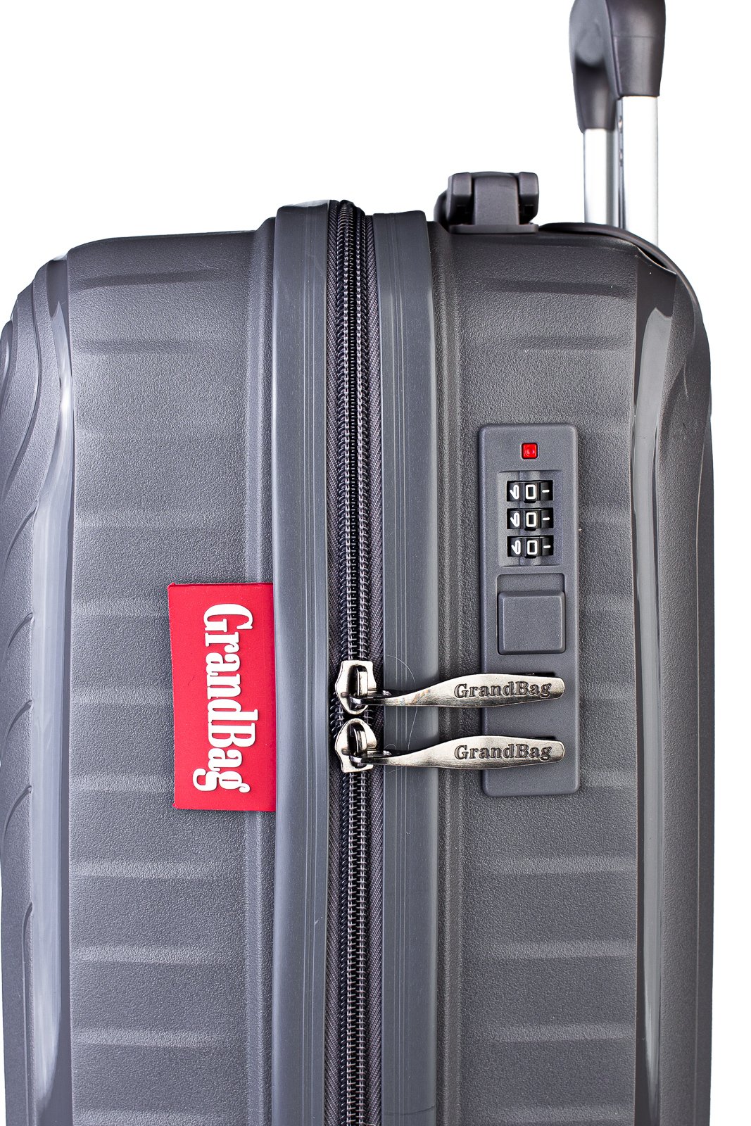 Mala de bordo viagem polipropileno 20" Montreal Chumbo 4