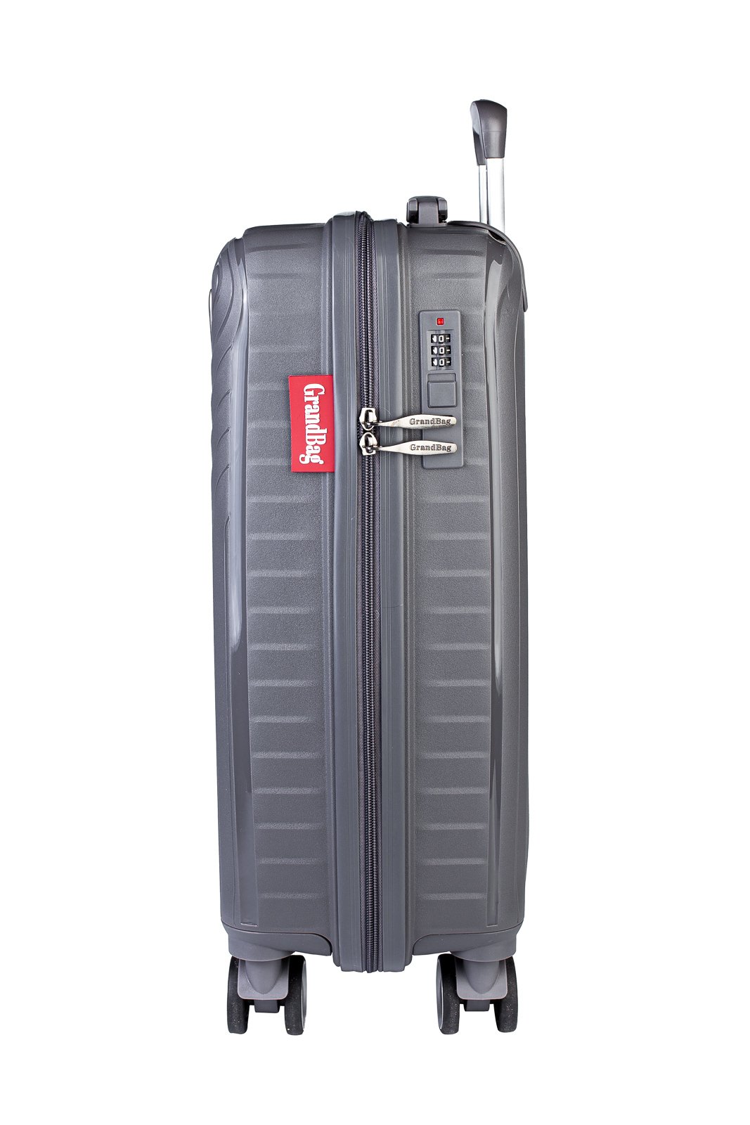 Mala de bordo viagem polipropileno 20" Montreal Chumbo 5