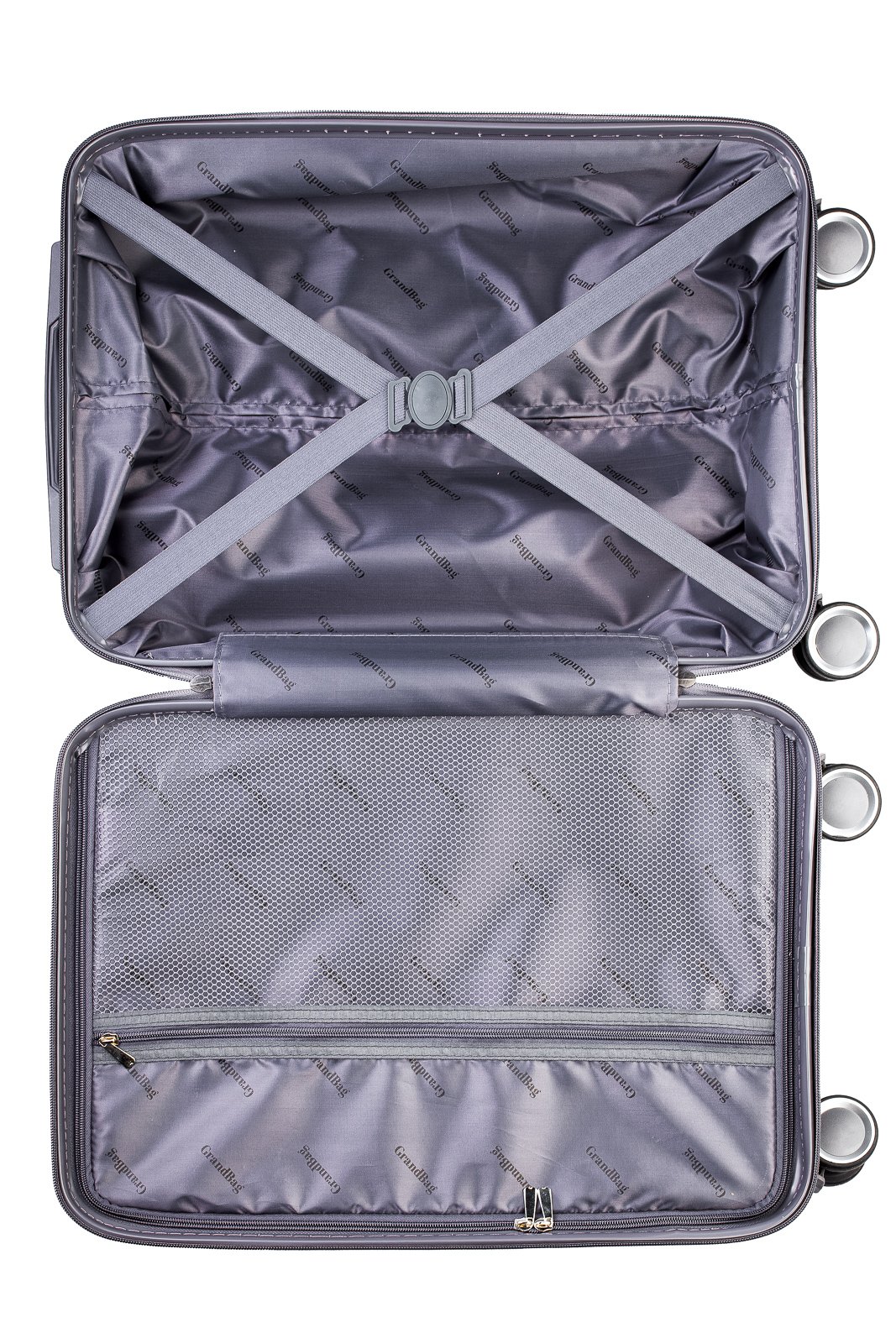 Mala de bordo viagem polipropileno 20" Montreal Chumbo 6