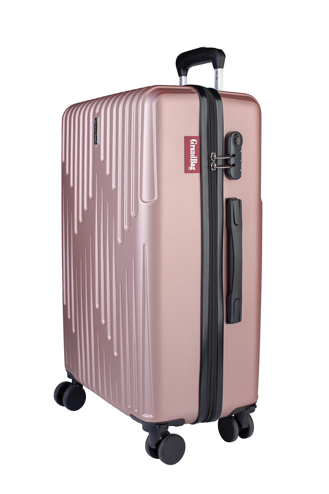 Kit 3 malas de viagem Abs Toronto Rosa 2