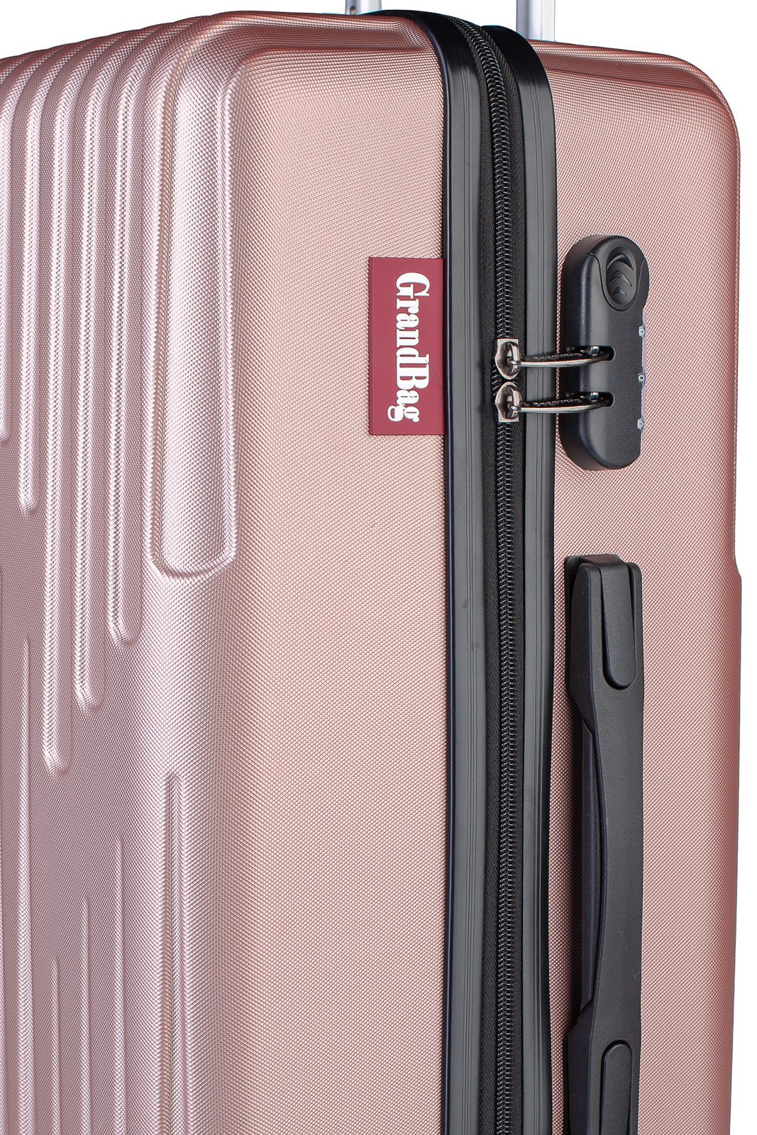 Kit 3 malas de viagem Abs Toronto Rosa 5