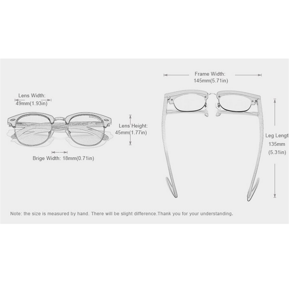 oculos de sol polarizados artesanal retro kingseven madeira - Laranja Laranja 4