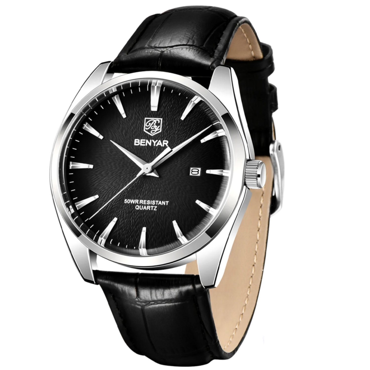 Relogio De Quartzo Masculino Design Classico Esportivo  A Prova D Agua
