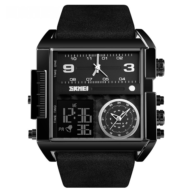 Relogios unissex cronometro Skmei casual resistente a agua 1391 Preto 1