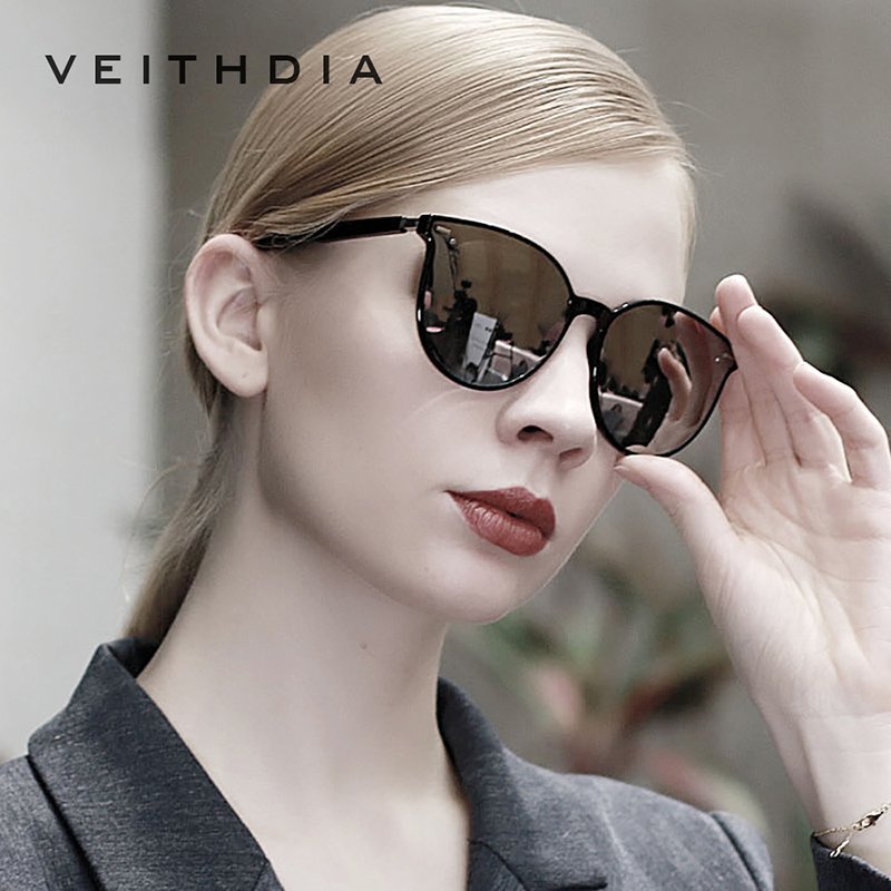 Oculos de sol feminino polarizados, protecao uv400, v8520 Preto 3