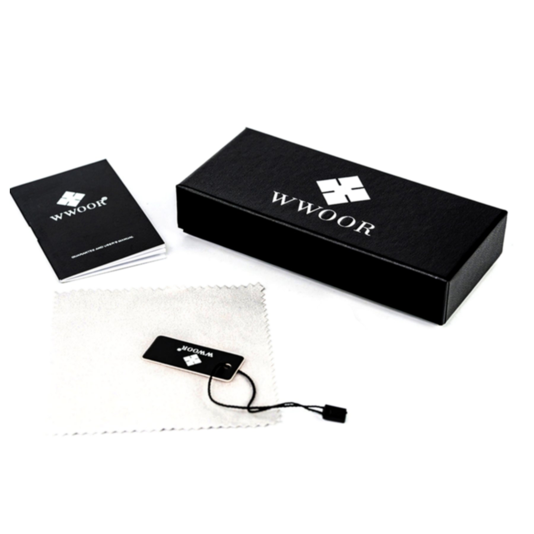 Relogio Feminino de Quartzo com Strass em Aco inoxidavel Casual Preto 2