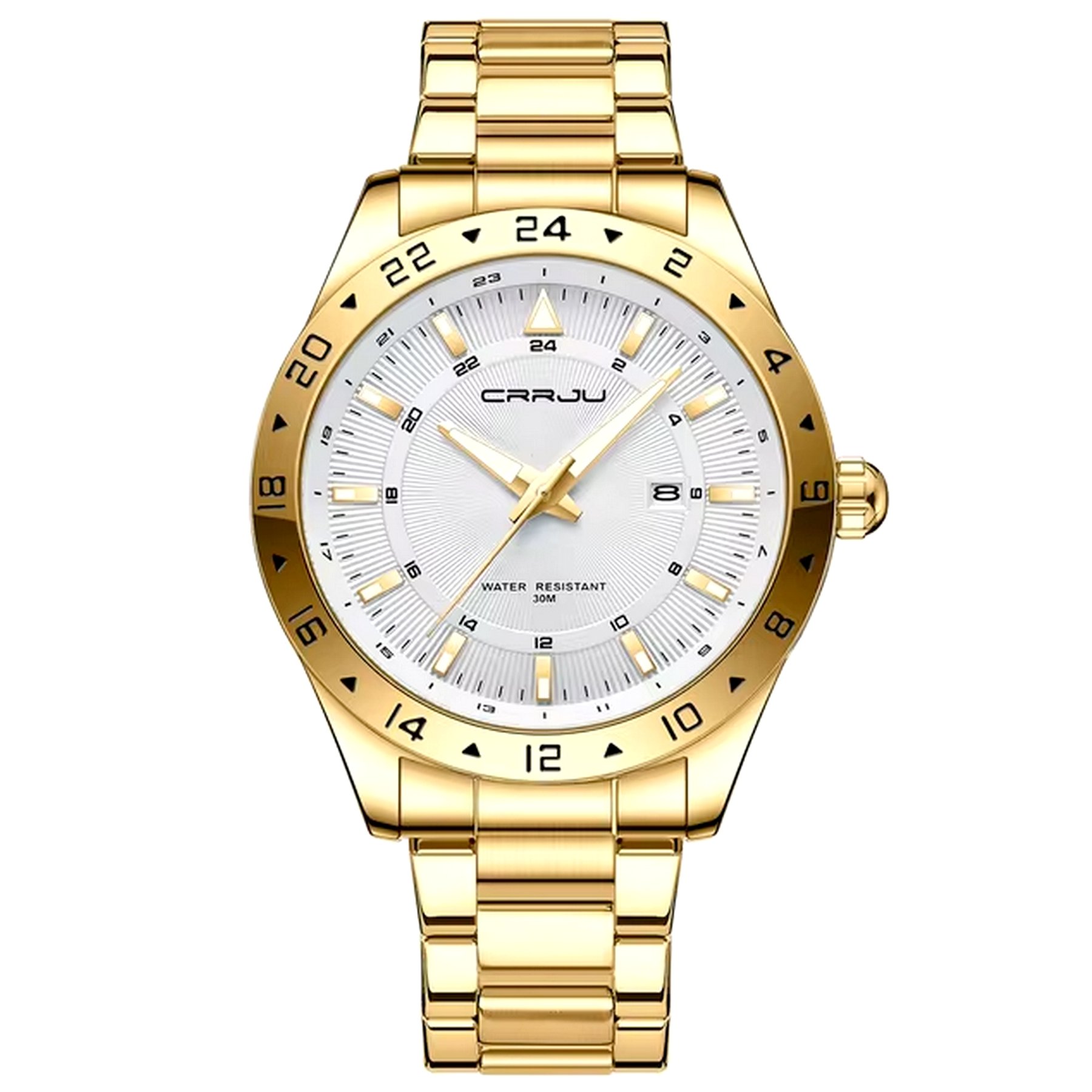 Cor Dourado/Branco