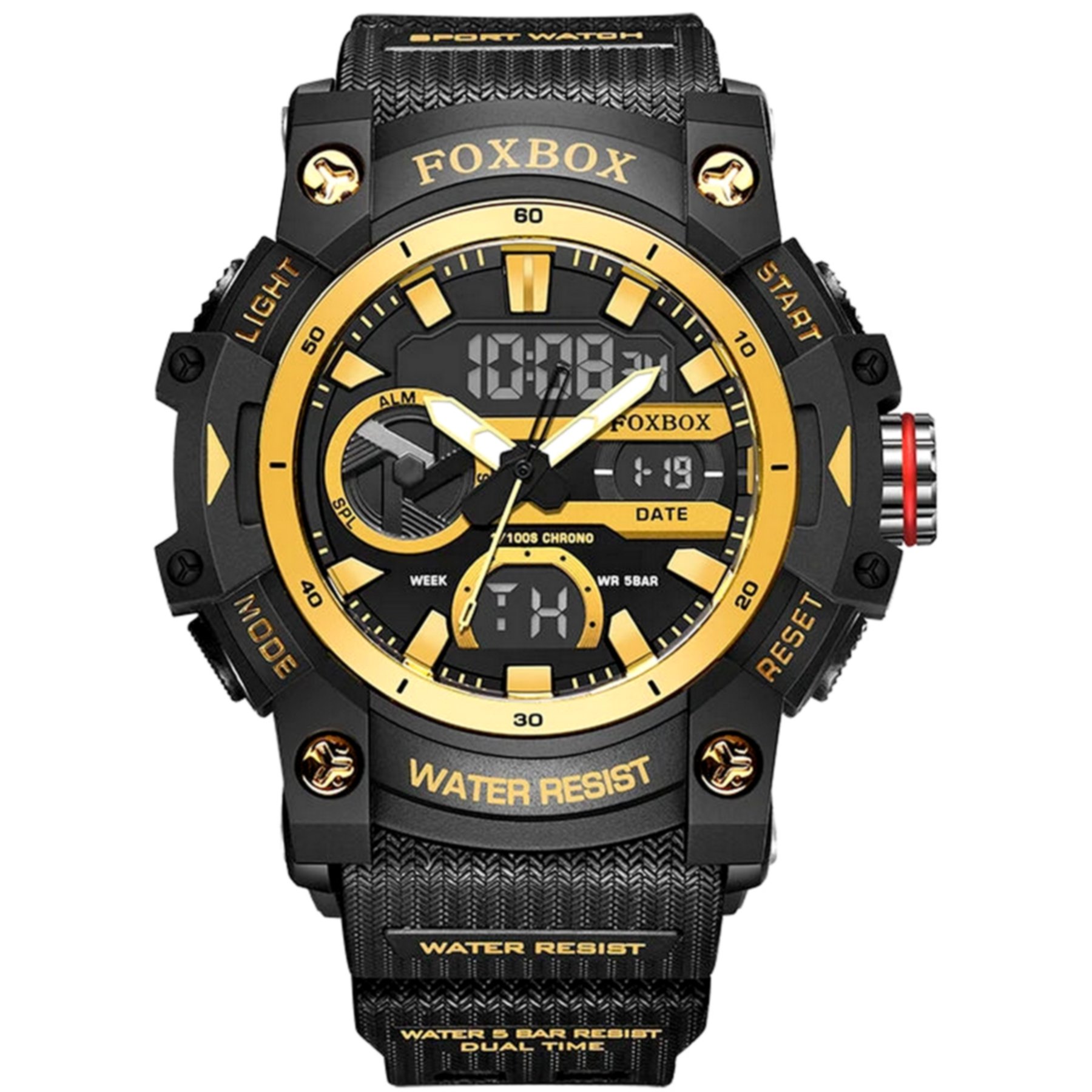 Cor Preto/Dourado