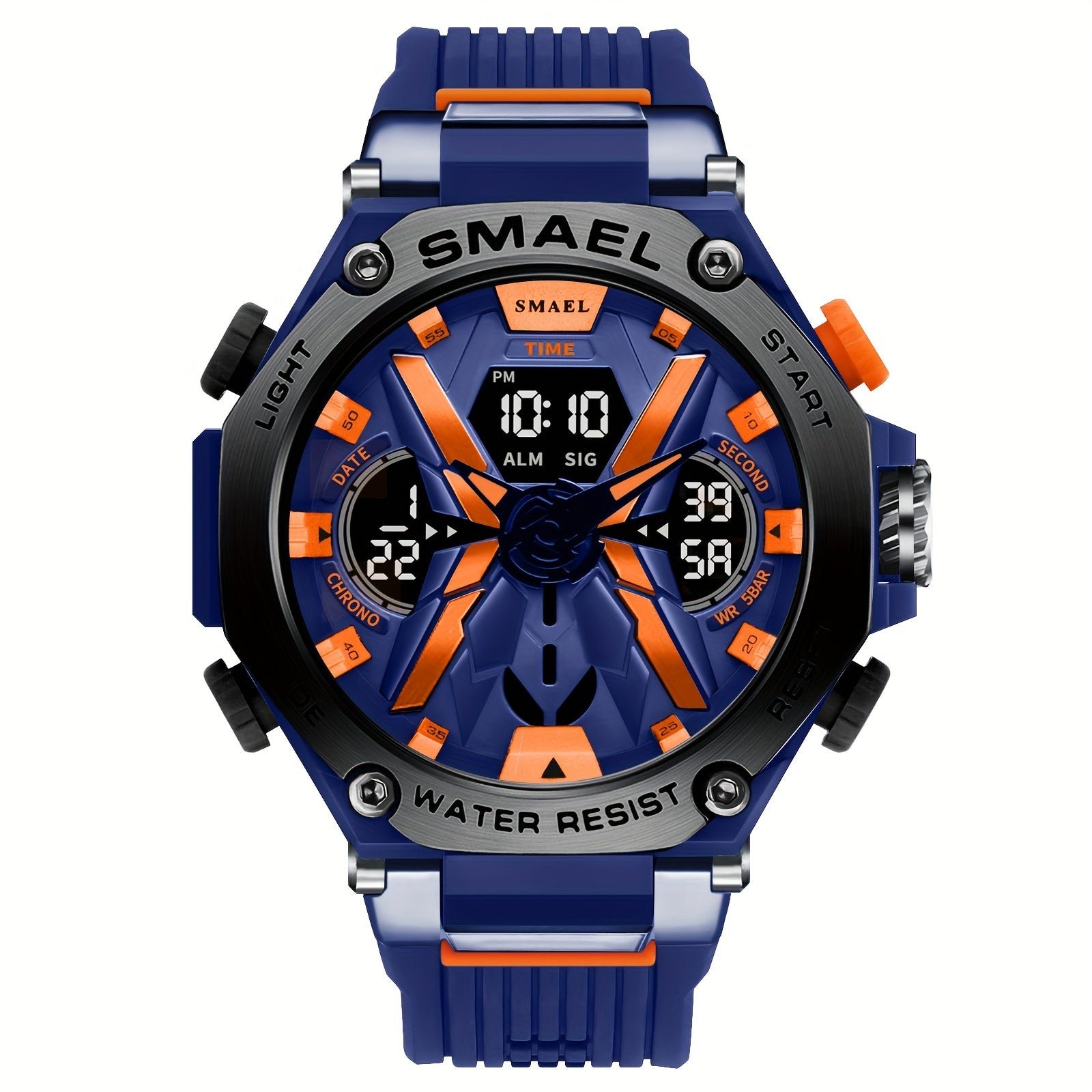 Cor Azul/Laranja