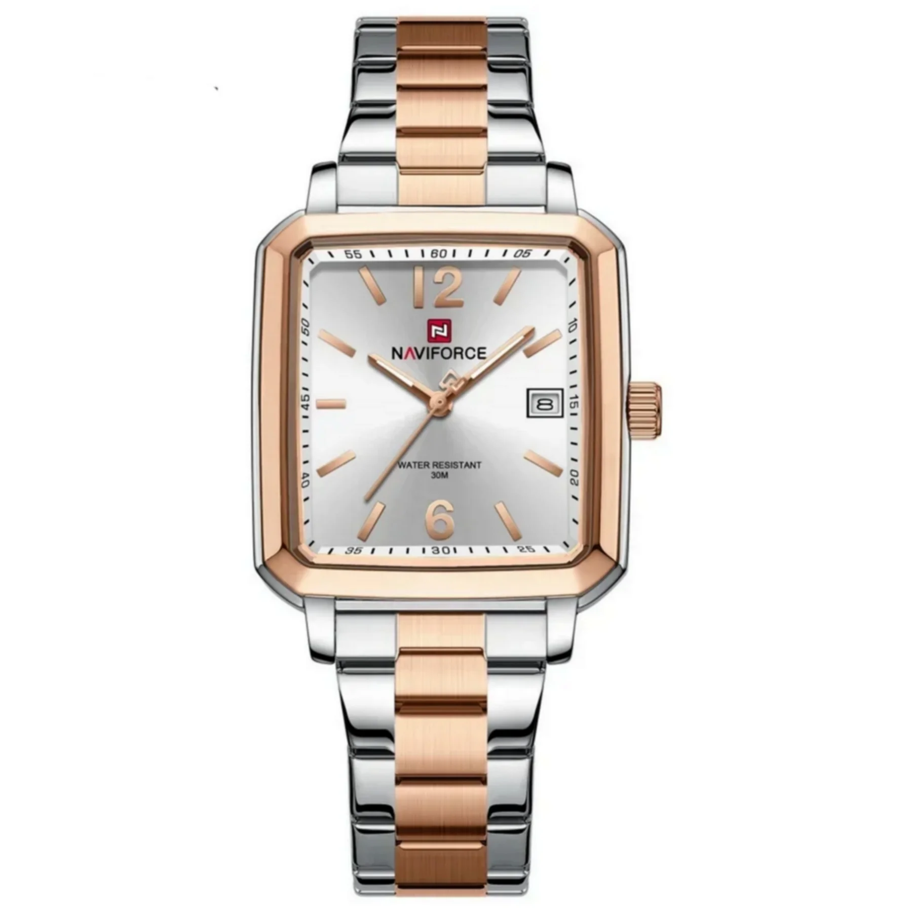 Cor Prata/Branco/Bronze