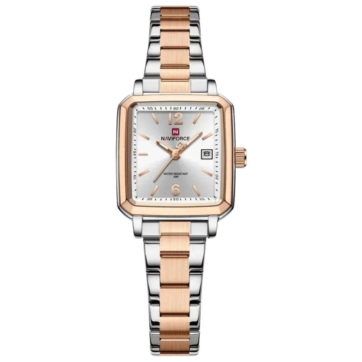 Cor Prata/Branco/Bronze