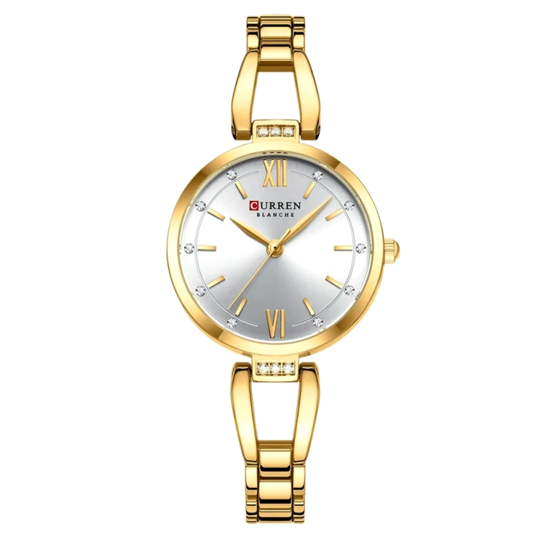 Cor Dourado/Branco