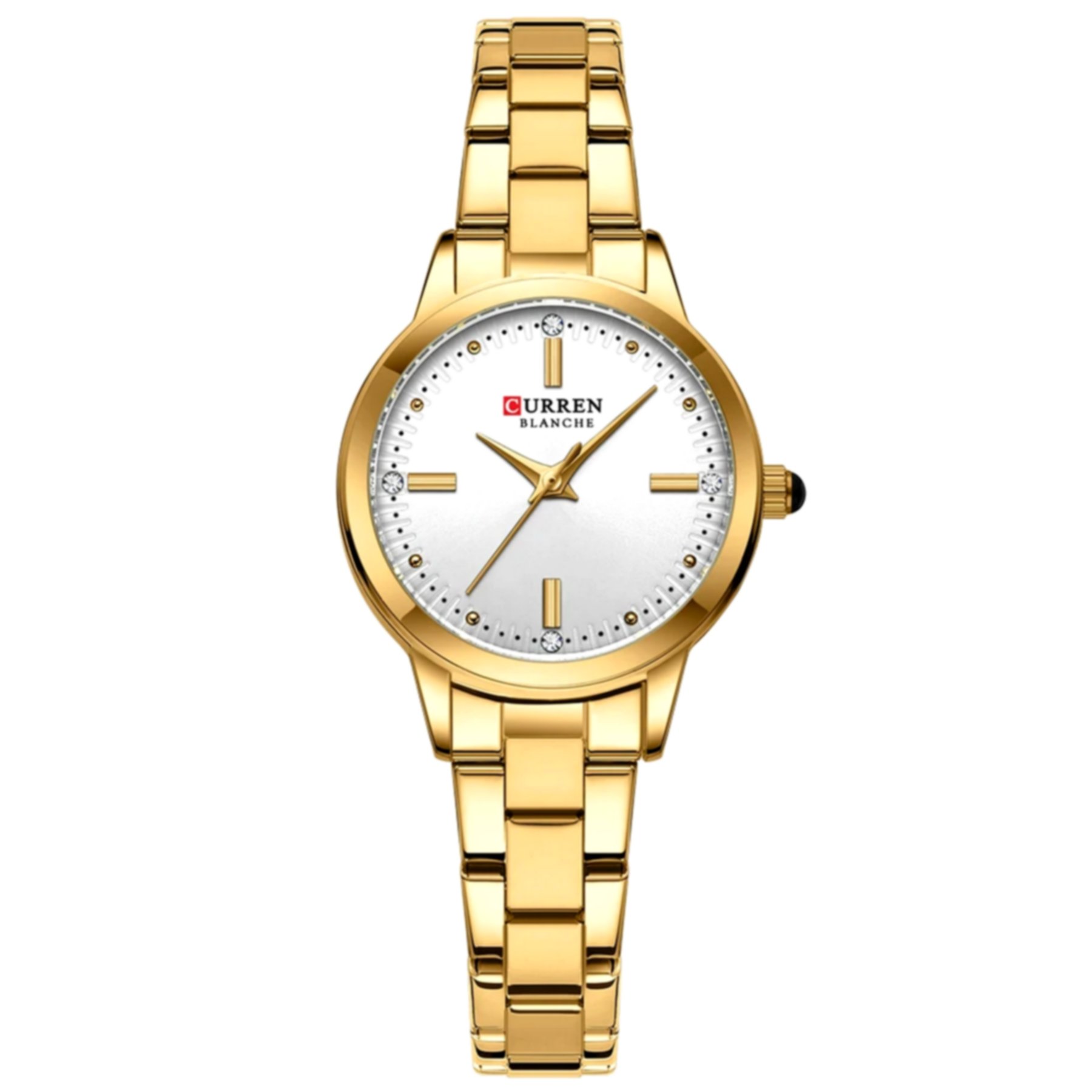 Cor Dourado/Branco