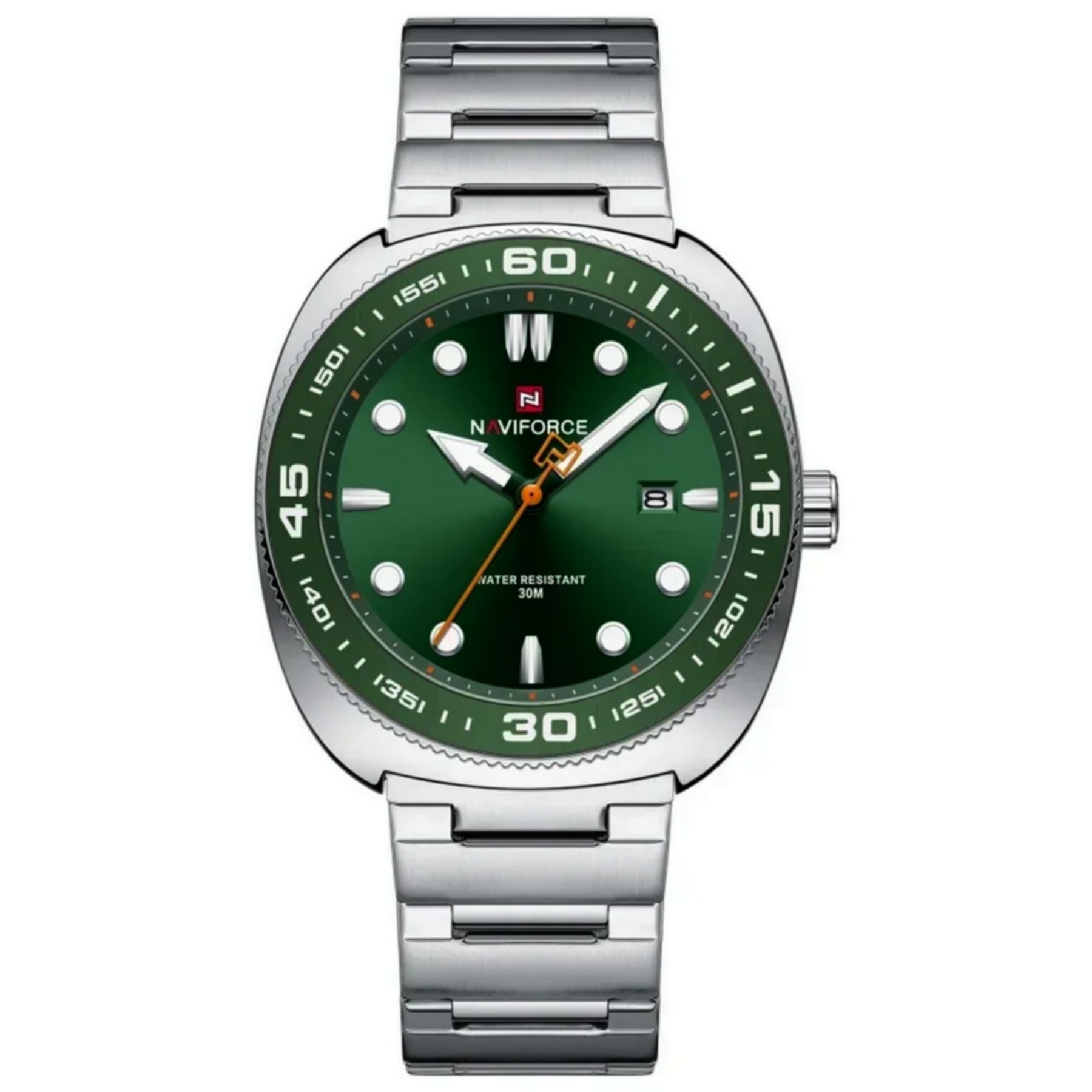 Cor Prata/Verde