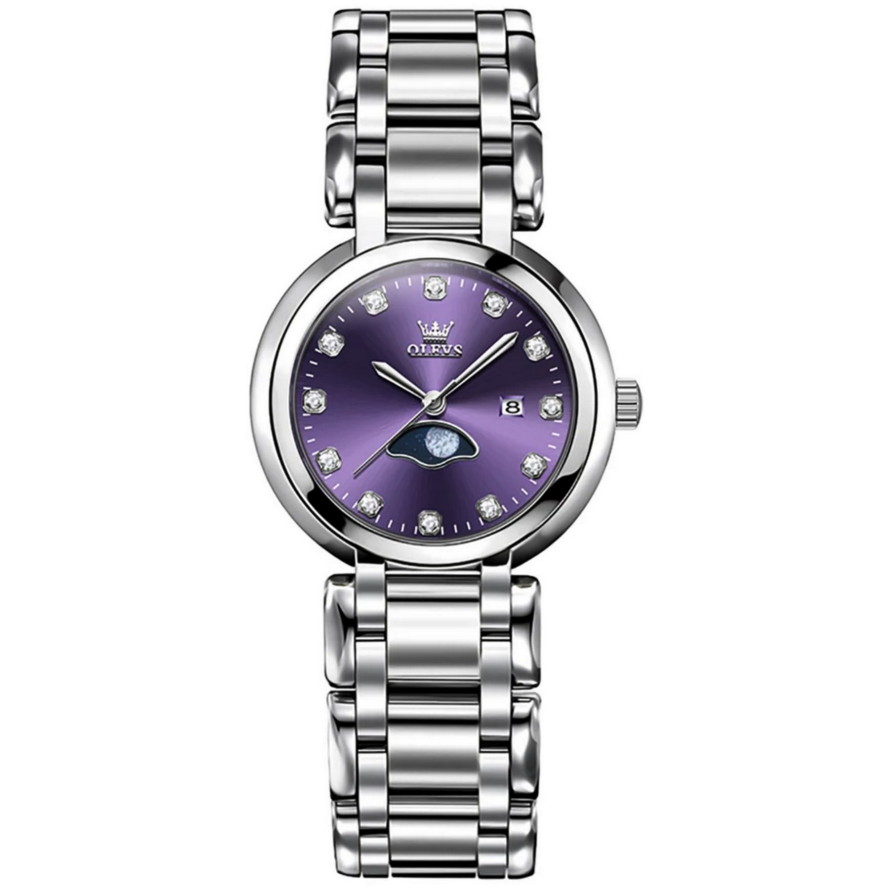 Cor Prata/Roxo