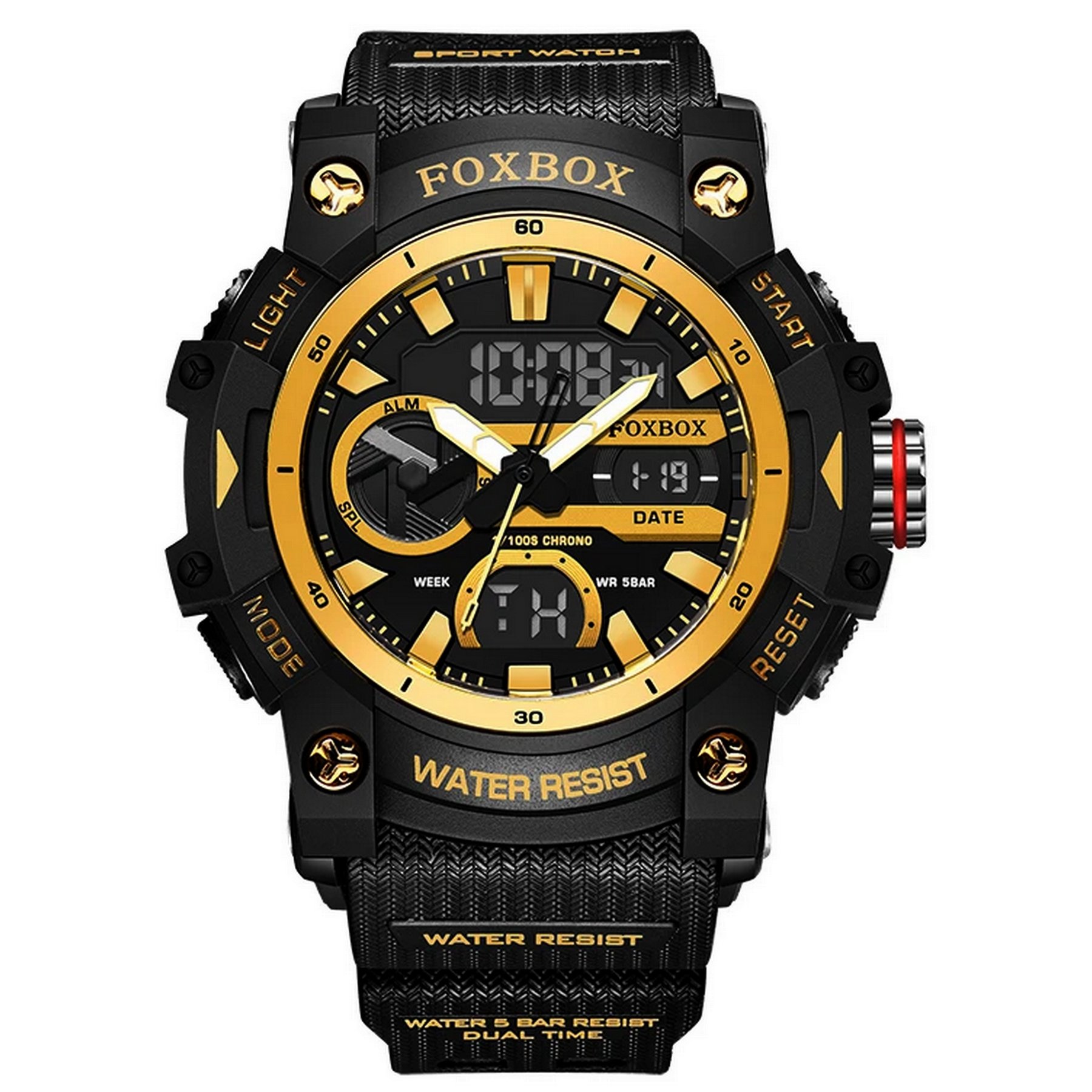 Cor Preto/Dourado