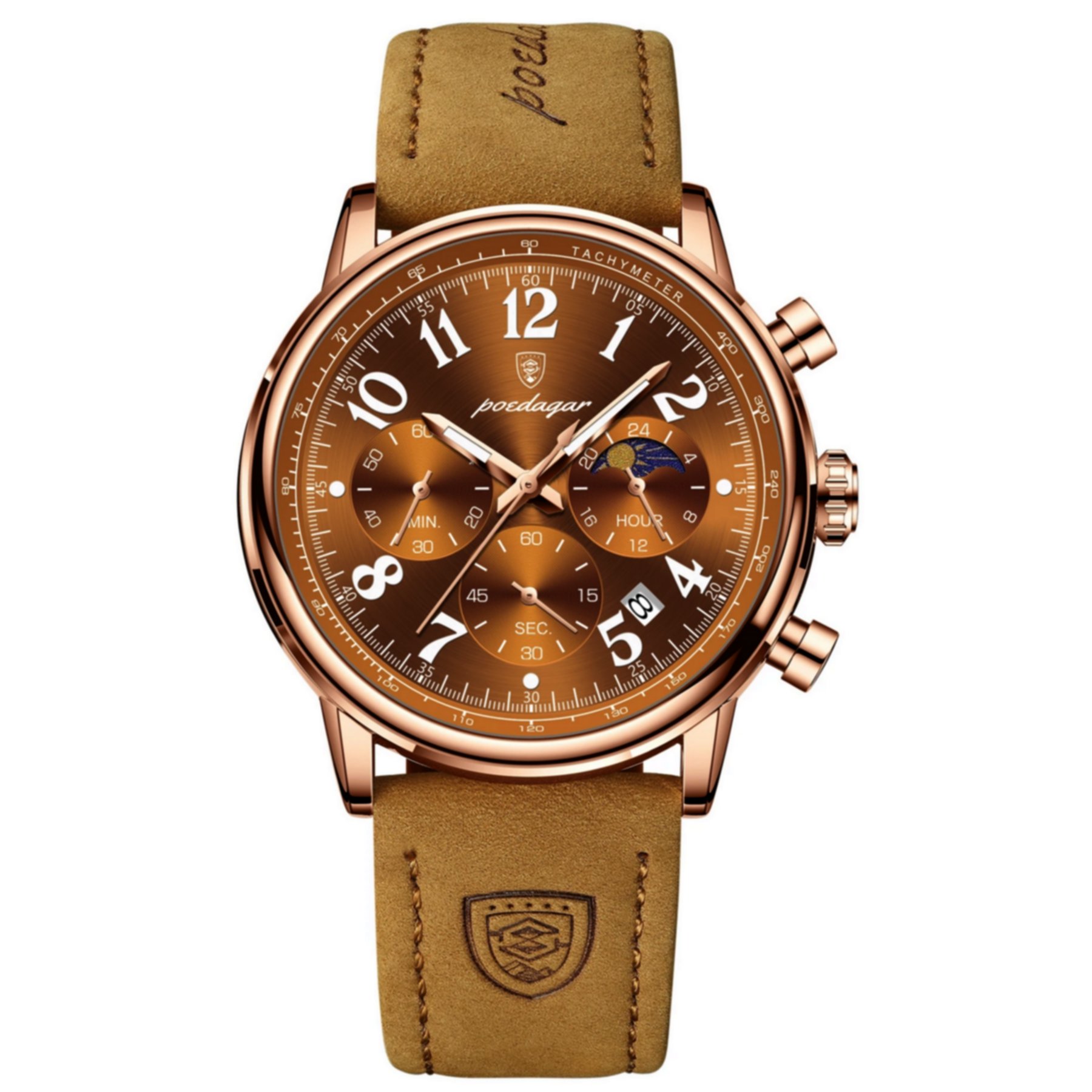 Relogio esportivo militar  masculino a prova dagua quartzo multifuncional