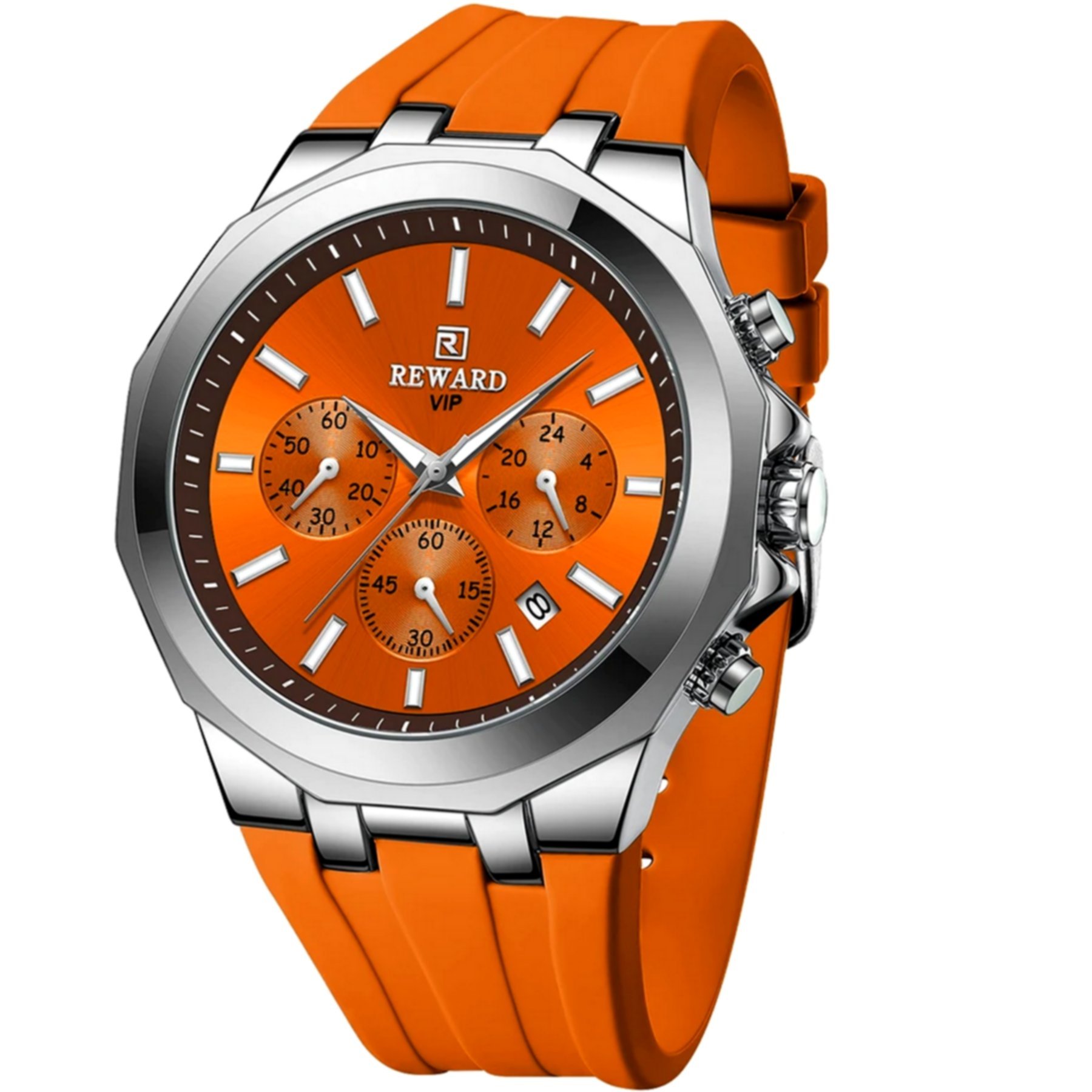 relogio masculino de quartzo esportivo militar a prova dagua 3TM Laranja 1