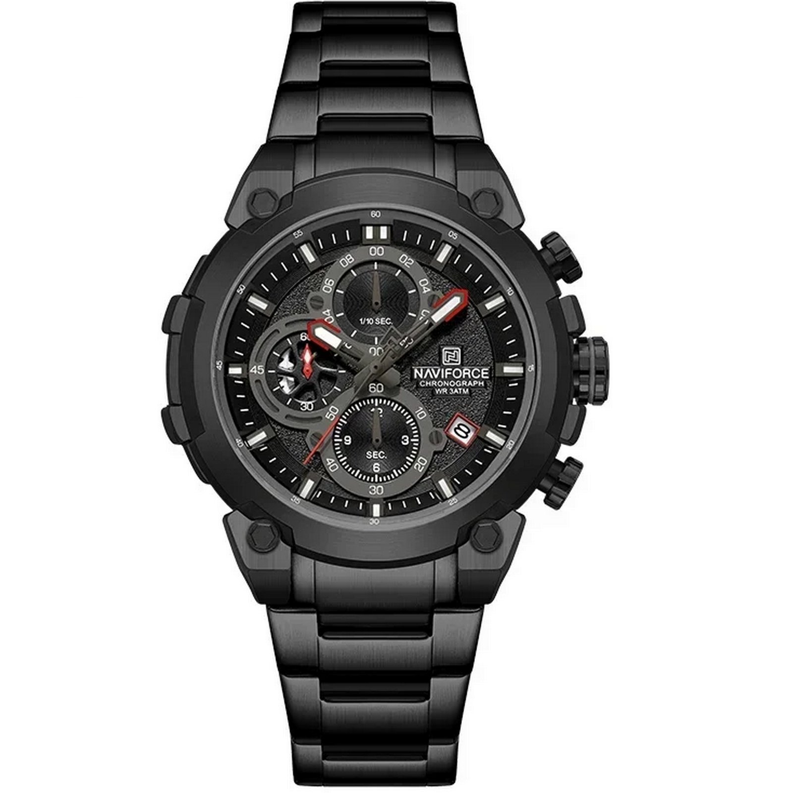 Relogio esportivo de quartzo com cronografo A prova Dagua Multifuncional