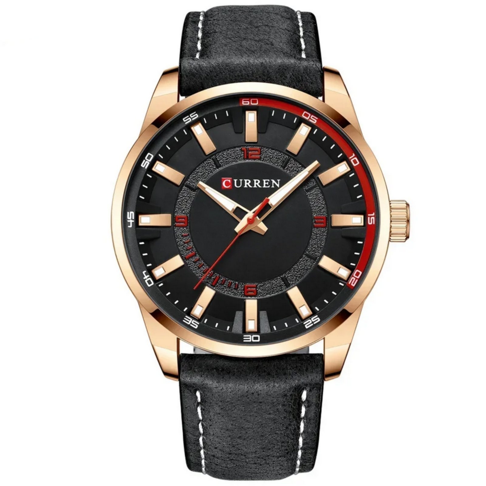 Relogio masculino de quartzo pulseira ecologica design casual esportivo  a prova dagua