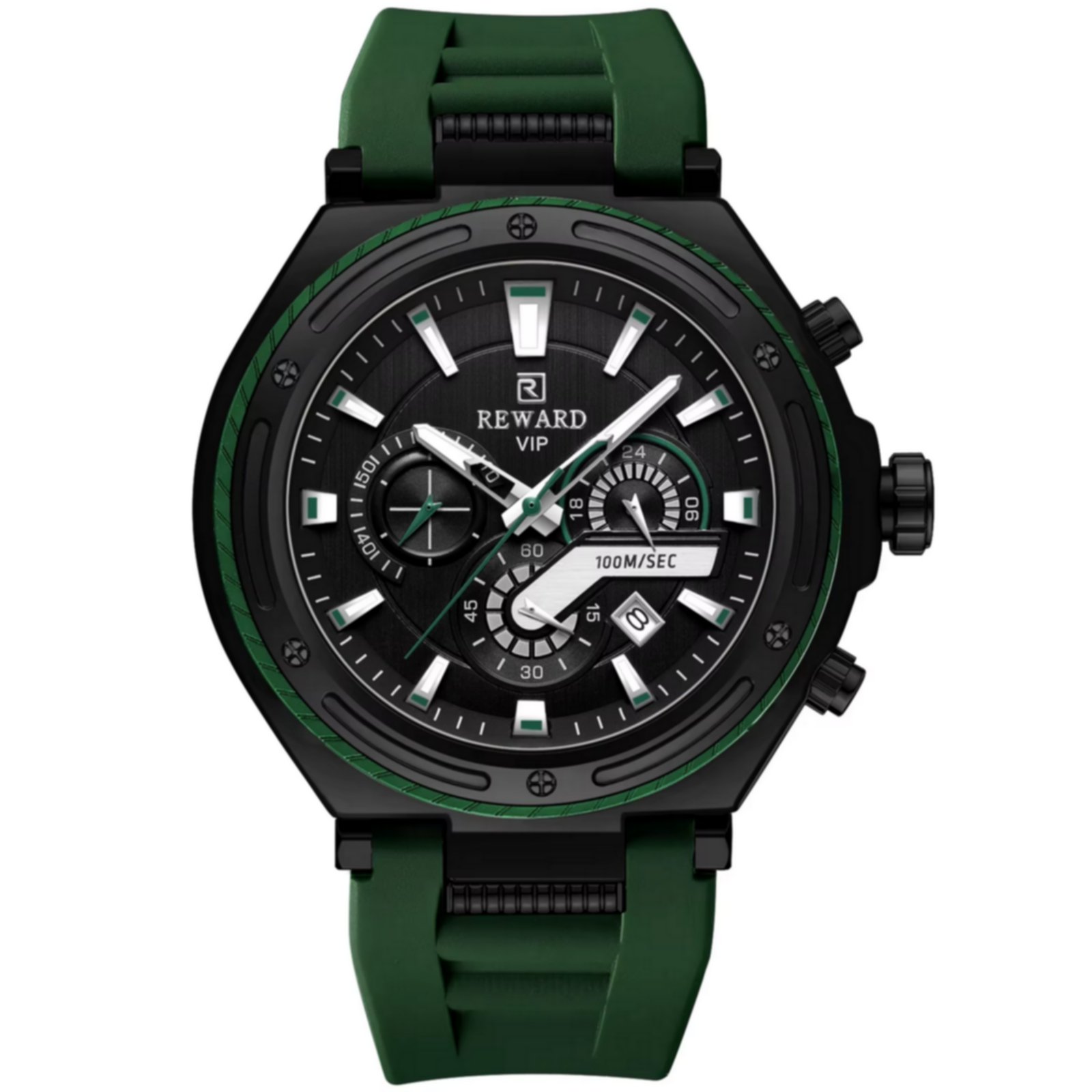 Relogio masculino Design Robusto esportivo de quartzo 3bar a prova dagua