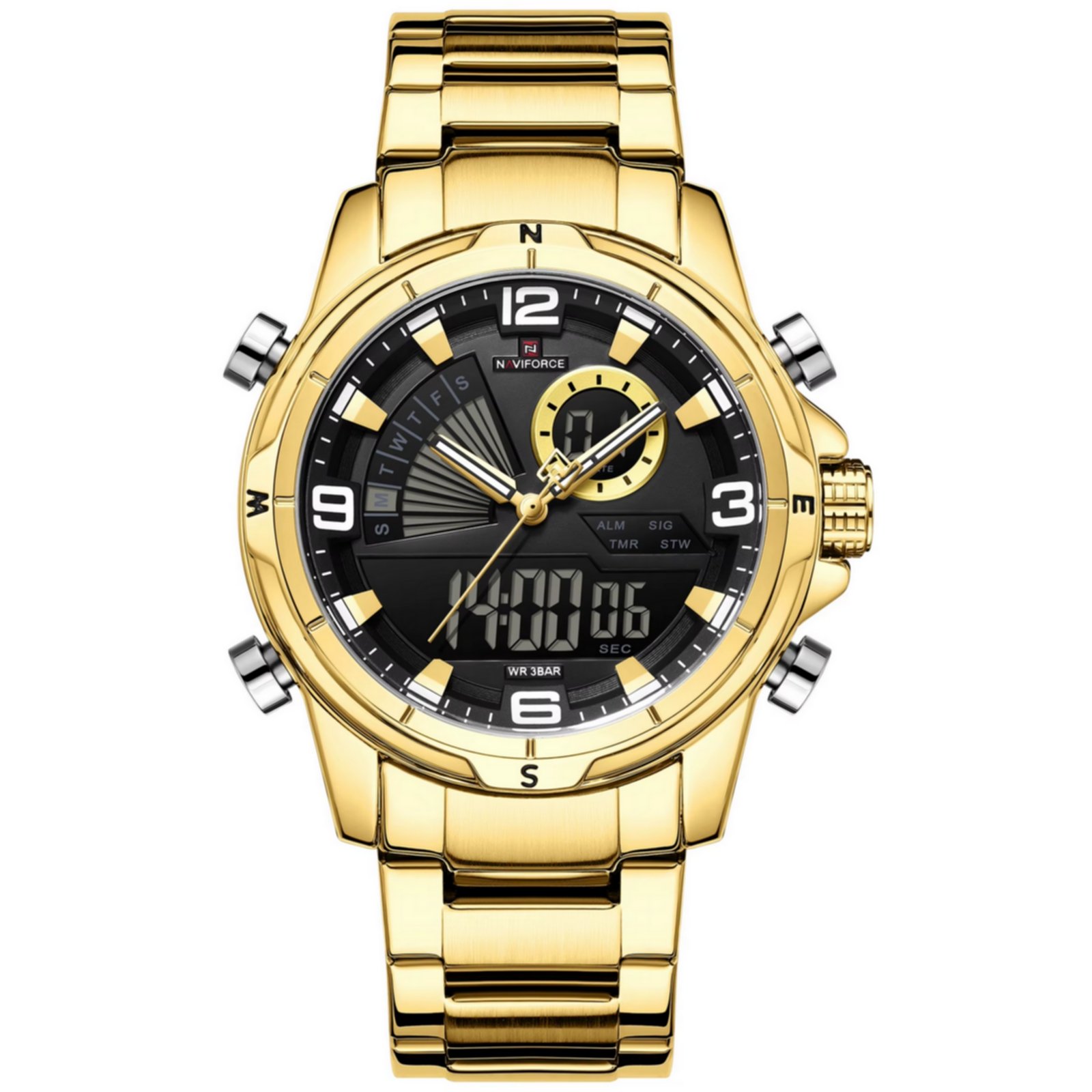 relogio de pulso eletronico quartzo design luminoso a prova dagua esportivo