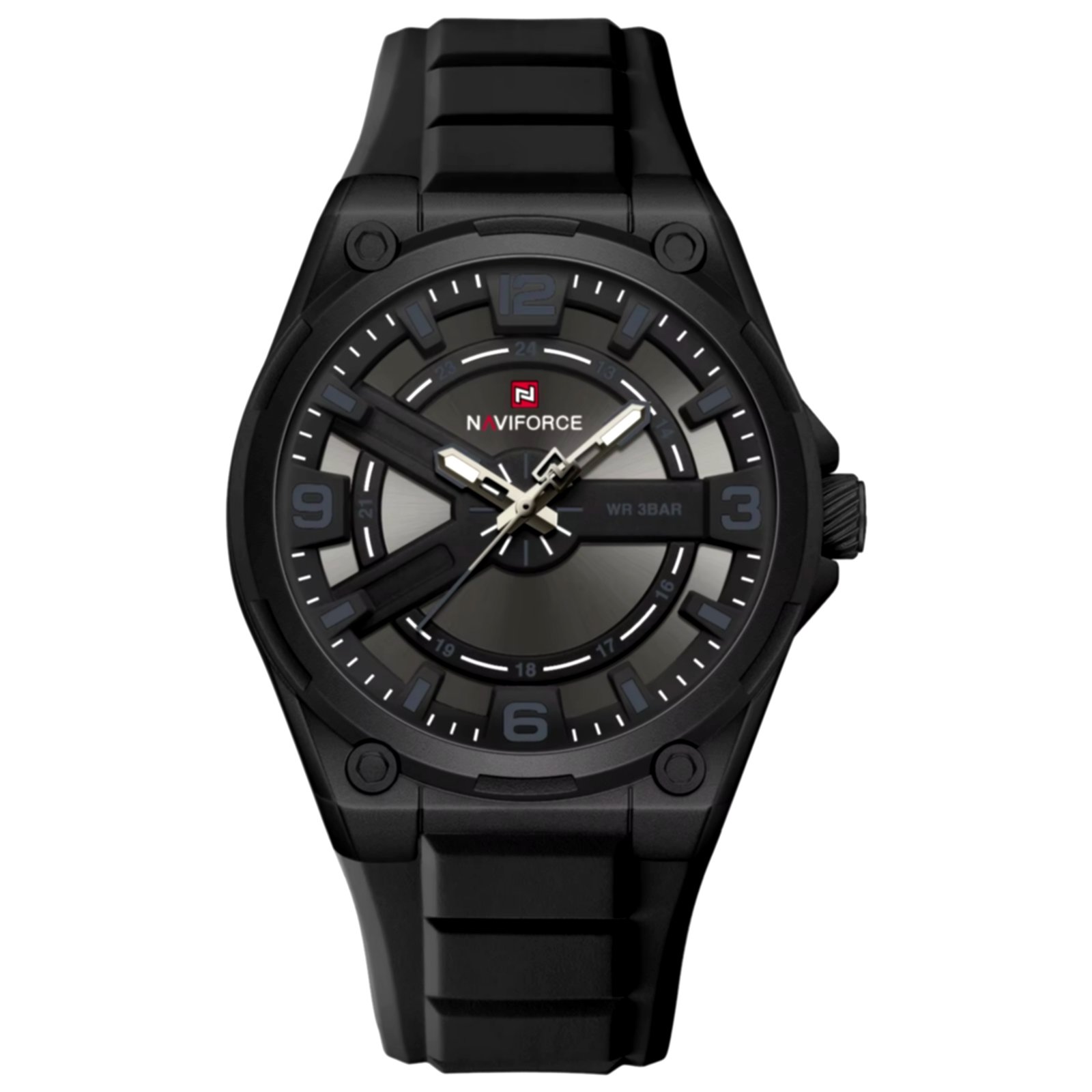 Relogio de Pulso Esportivo Masculino Silicone de Quartzo A prova dagua