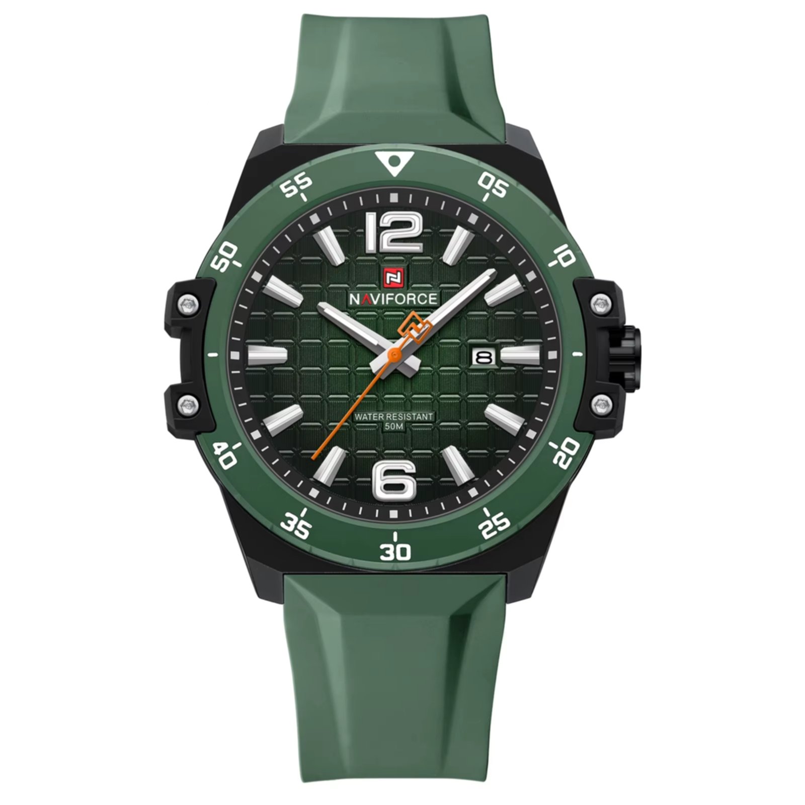 Relogio de Quartzo Casual Masculino A prova dagua Pulseira Silicone Esportivo