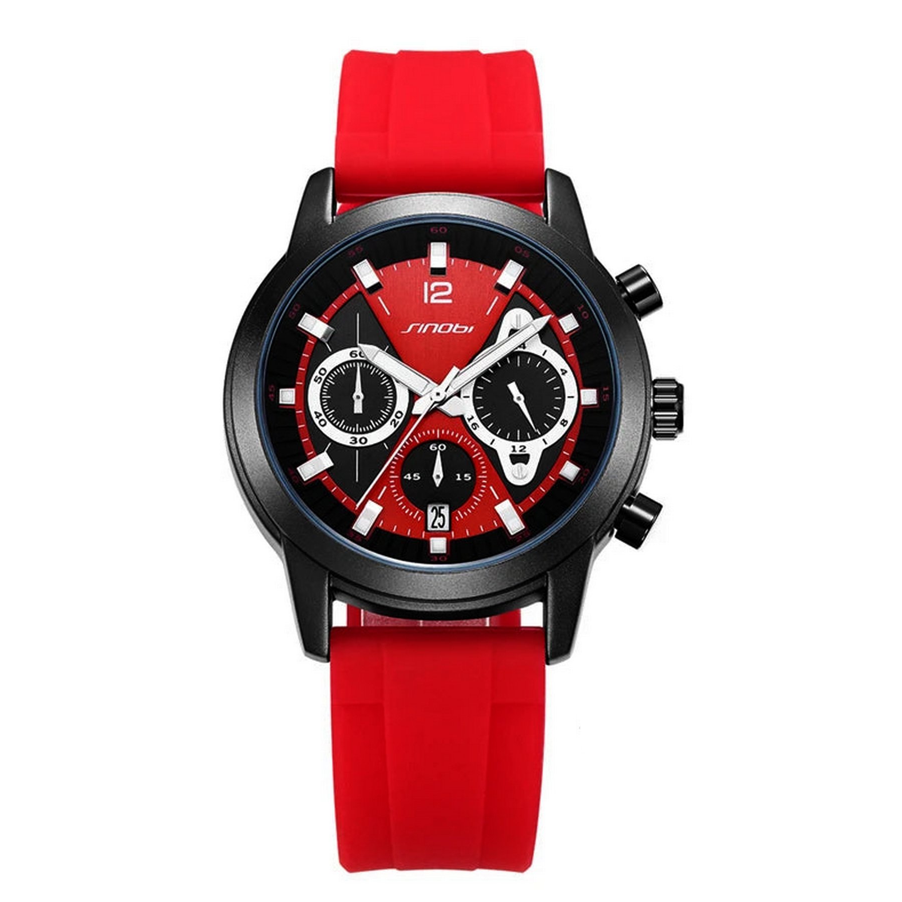 Relogio masculino de quartzo design esportivo militar A prova dagua